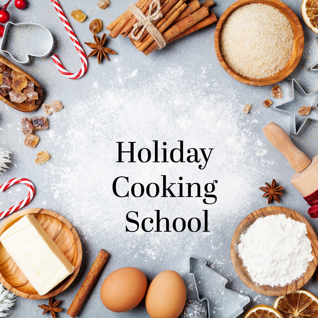 Holiday Cooking School heading image